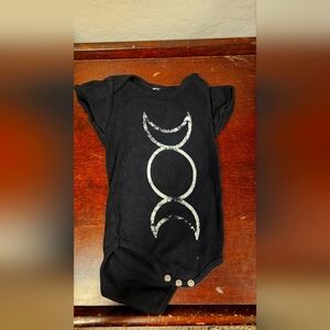 Blackcraft Cult Triple Moon Baby Onsie